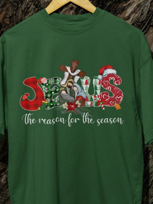 Jesus Is the Reason for the Season Christmas T-shirt product image (1)