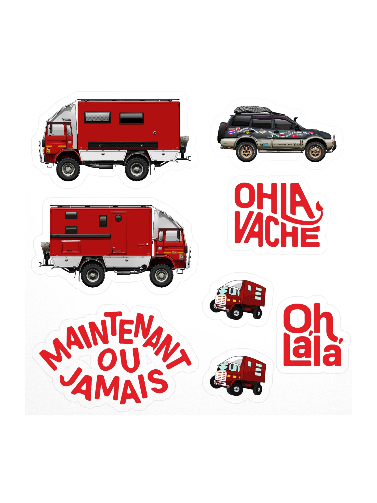 Planche de 8 stickers product image (1)