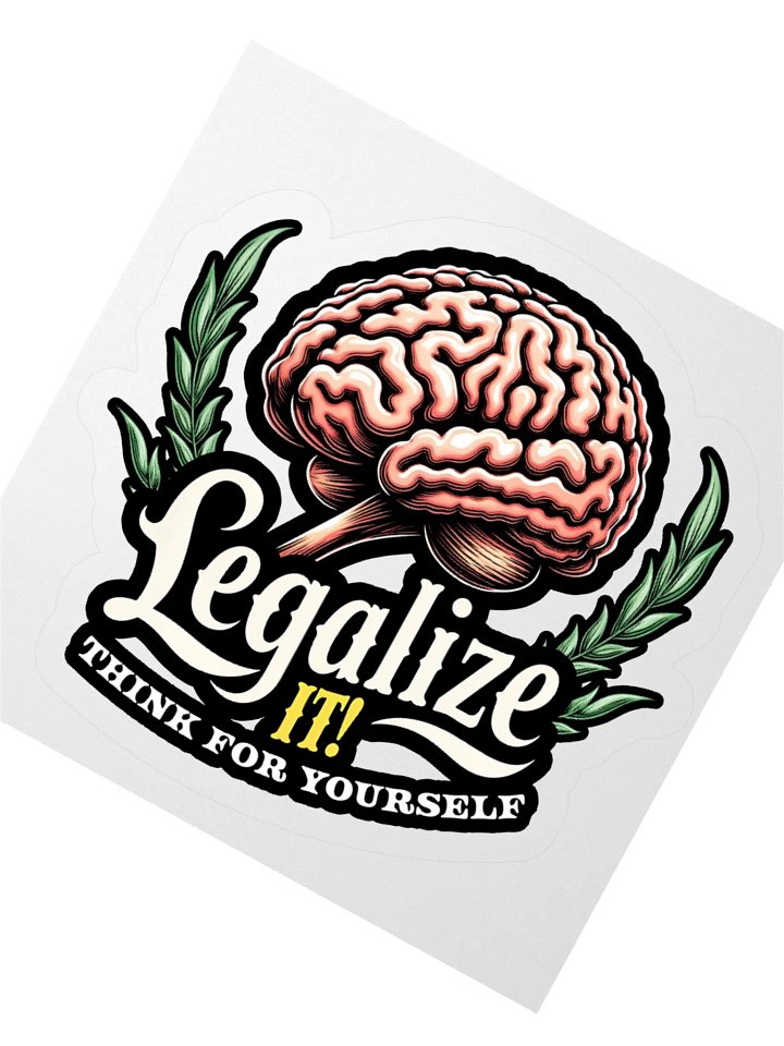 Legalize It: Think For Yourself Sticker product image (2)