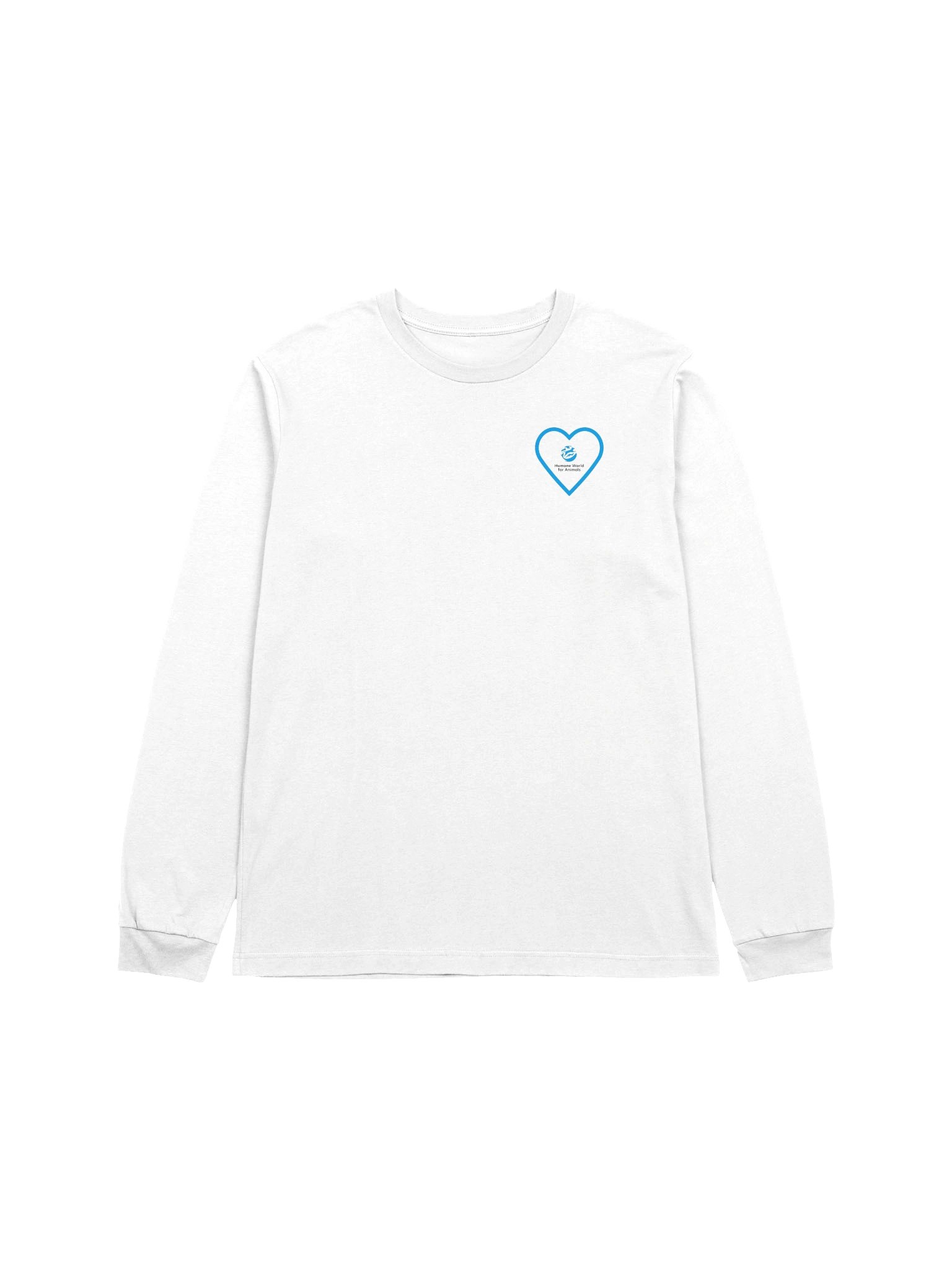 Humane World for Animals heart logo - Long sleeve tee product image (1)