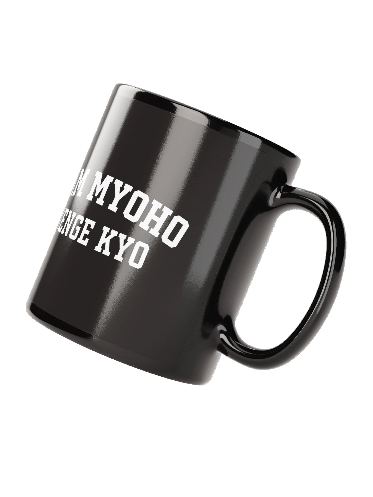 Nam Myoho Renge Kyo Black Glossy Mug product image (7)
