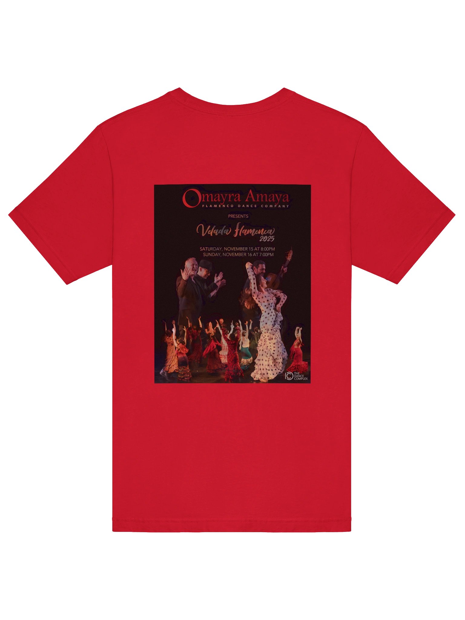 "Velada Flamenca 2025" Red T-Shirt product image (6)