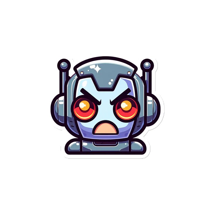 Intense Bot Head Die-Cut Magnets product image (2)