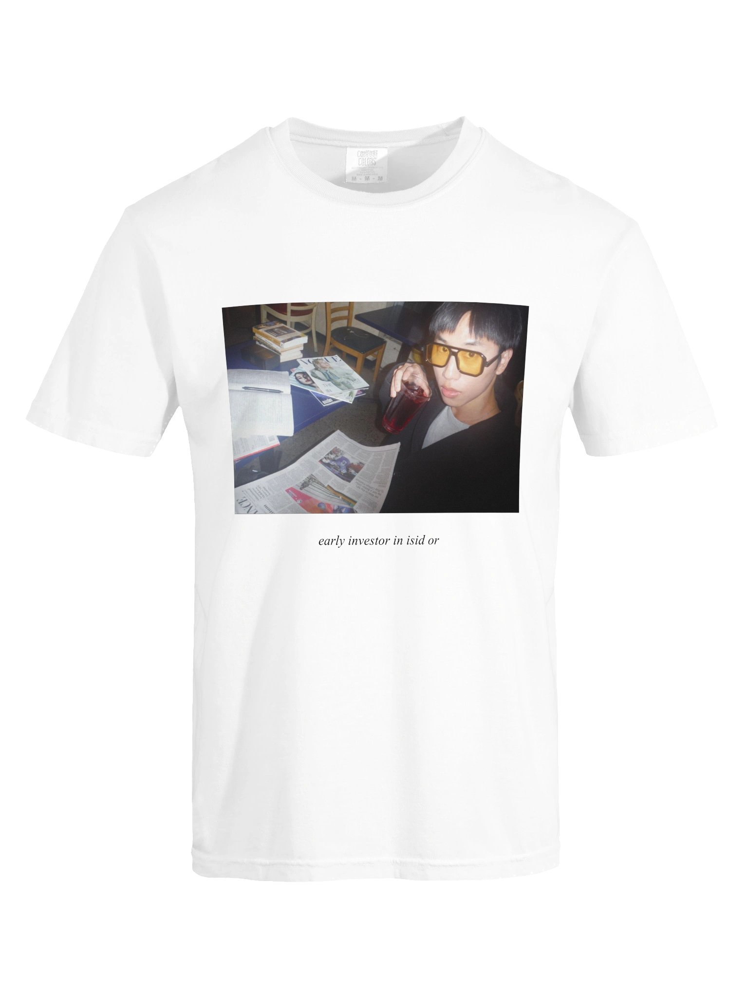 "Early Investor in isid or" T-Shirt - Alternative Design [White] product image (9)
