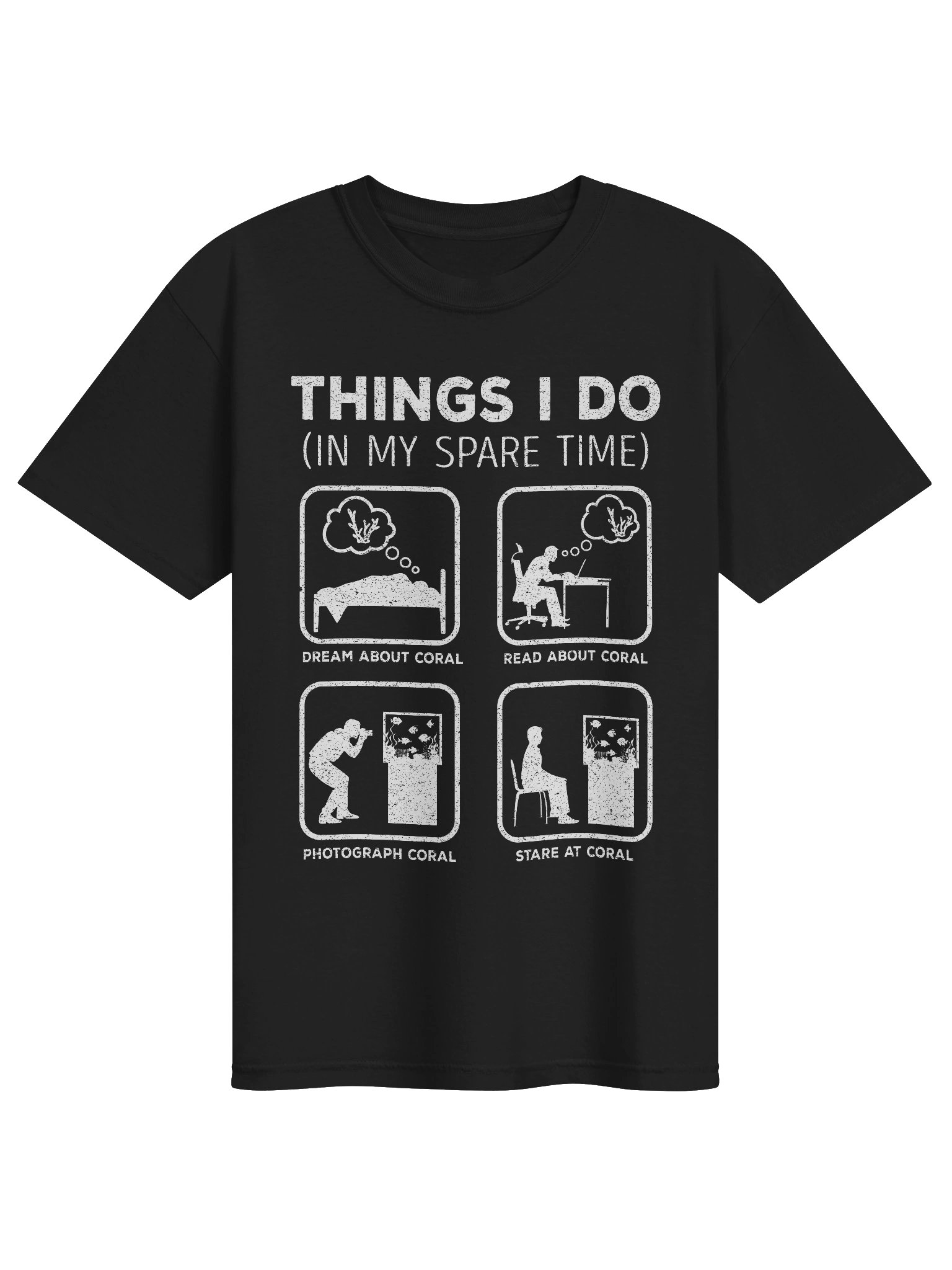 Things I Do in My Spare Time Coral Shirt – Funny Reef Aquarium Hobby Tee product image (5)