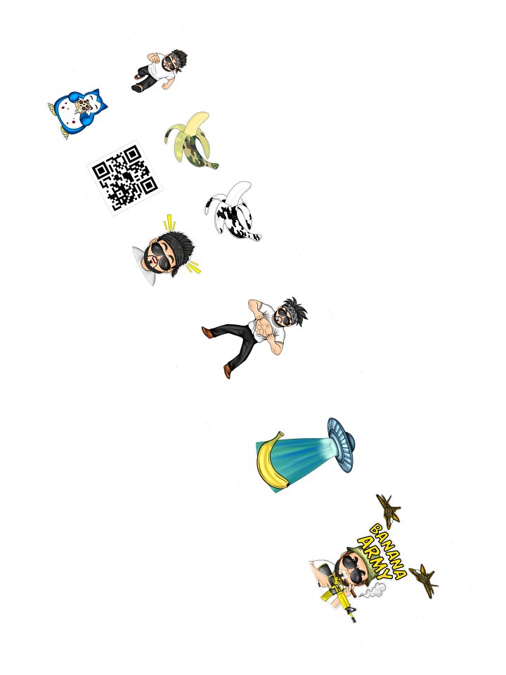 Banana Army Stickers product image (2)