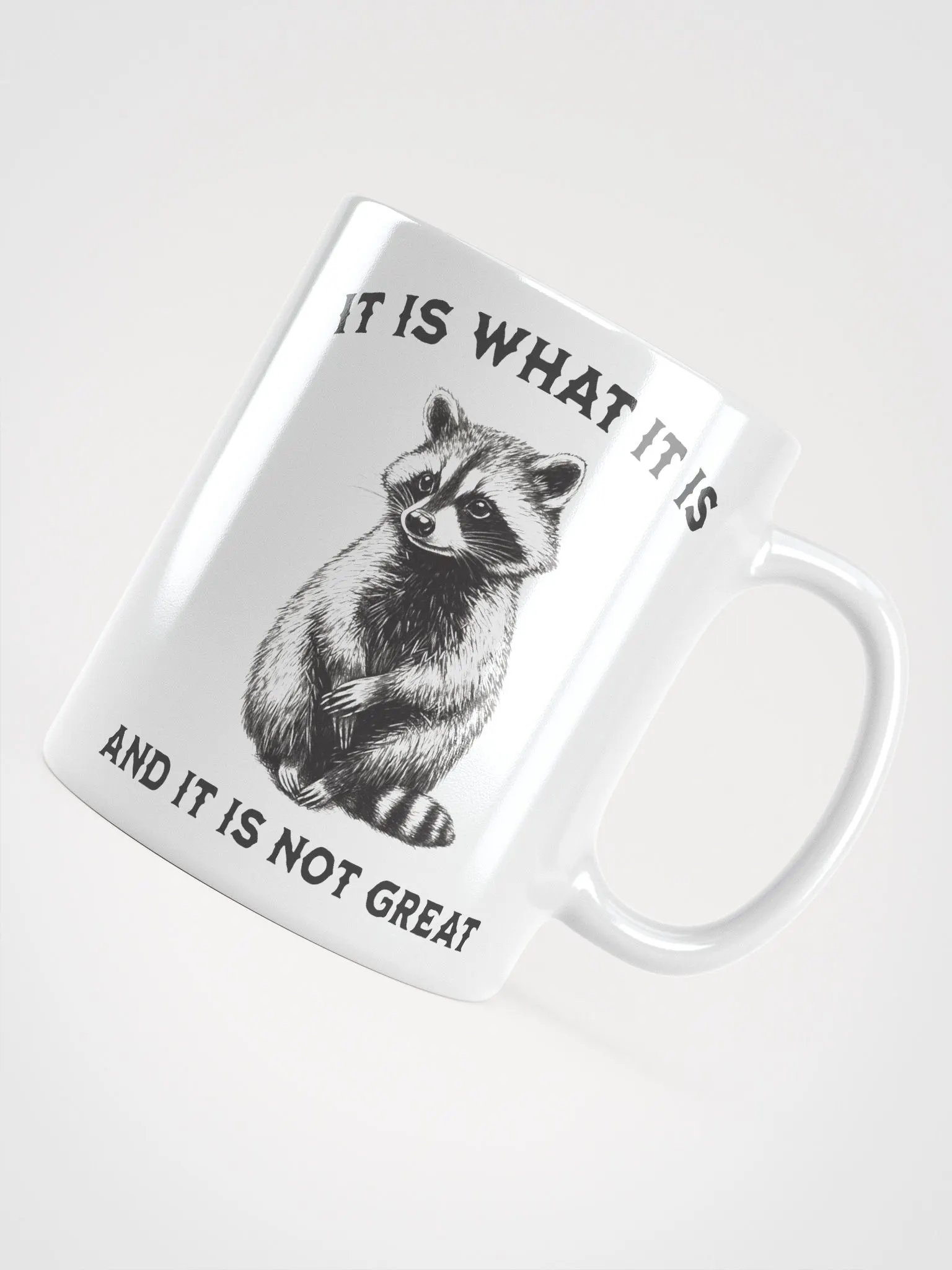 Raccoon It Is What It Is Mug product image (4)