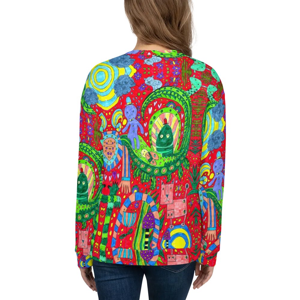 Abstract Doodle Imagination Unisex Sweatshirt product image (10)