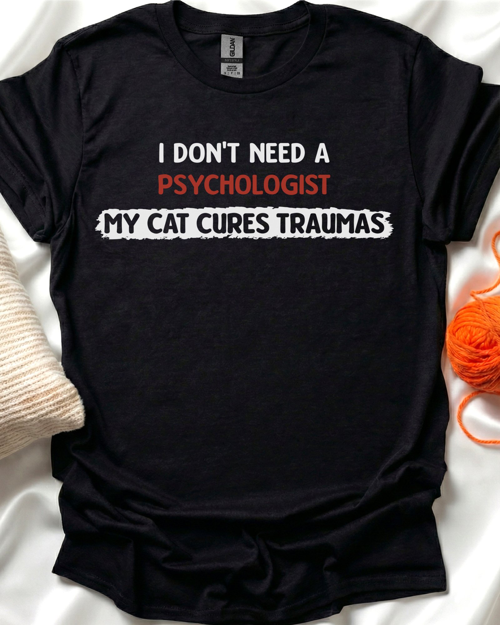 Cat Trauma Therapy T-Shirt product image (1)