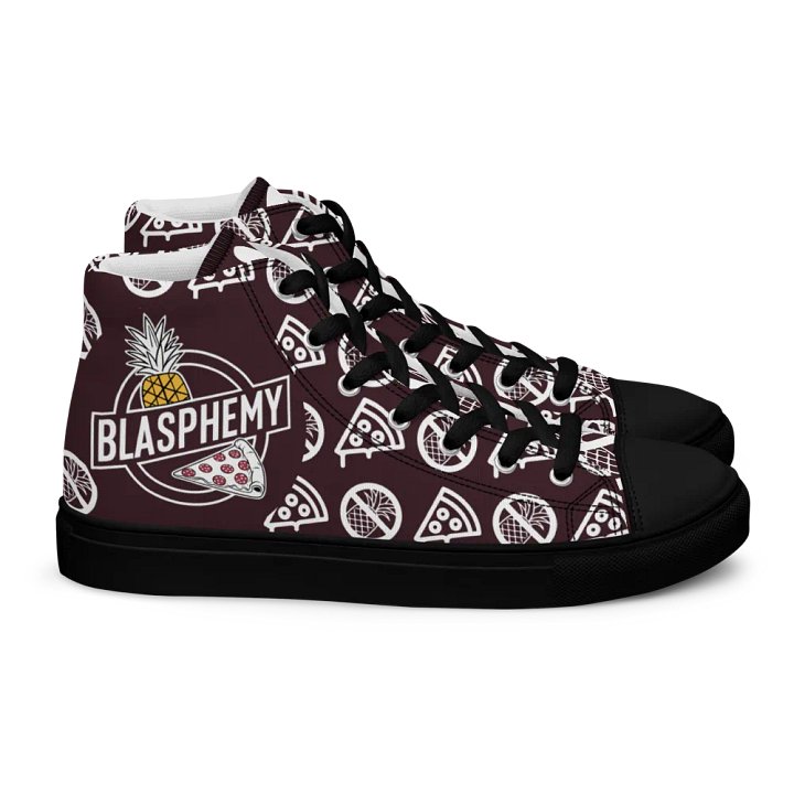 Blasphemy High Top Oxblood Black/Black Female product image (2)