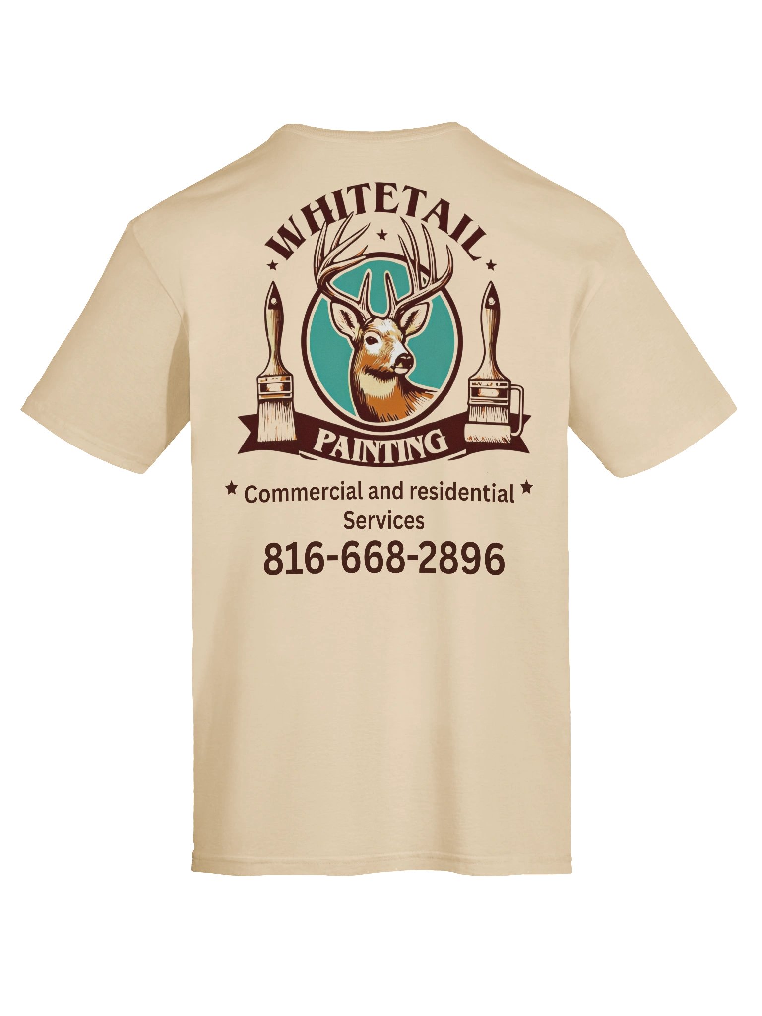 Whitetail Painting t-shirt product image (42)