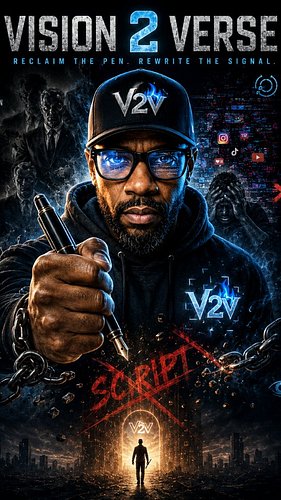 You are still being edited. Right now. Not by villains, by systems you trust.
Grab the pen.

#Napalmjax #Vision2Verse #V2V #I...