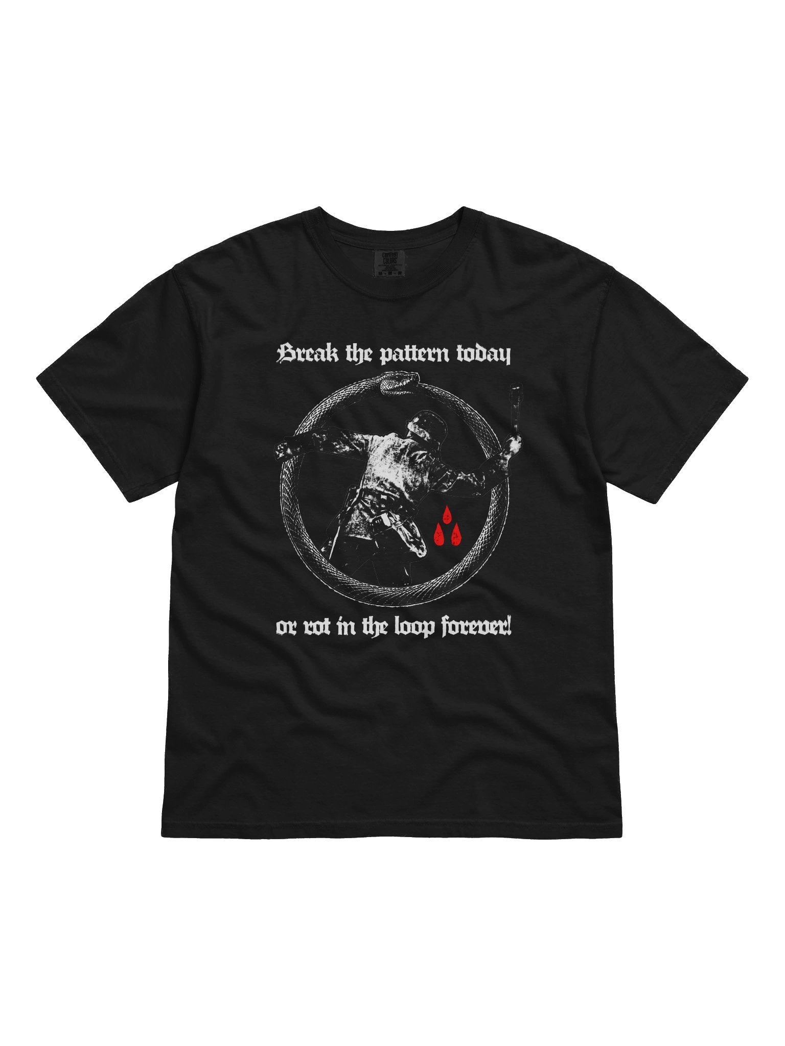 BREAK THE PATTERN TSHIRT BACKPRINT product image (9)