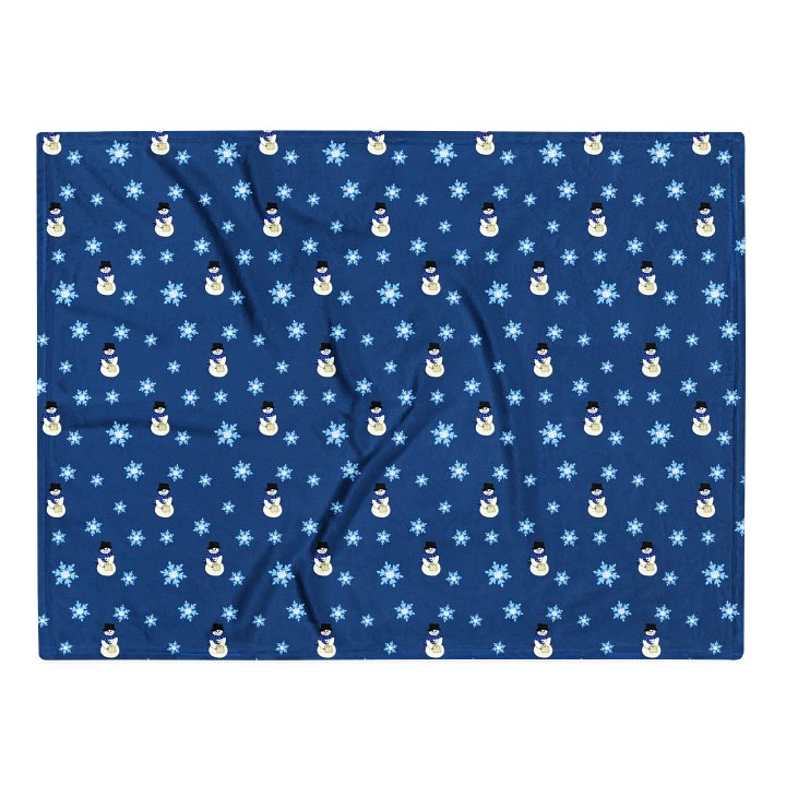 snowman snuggle - silky soft throw product image (1)