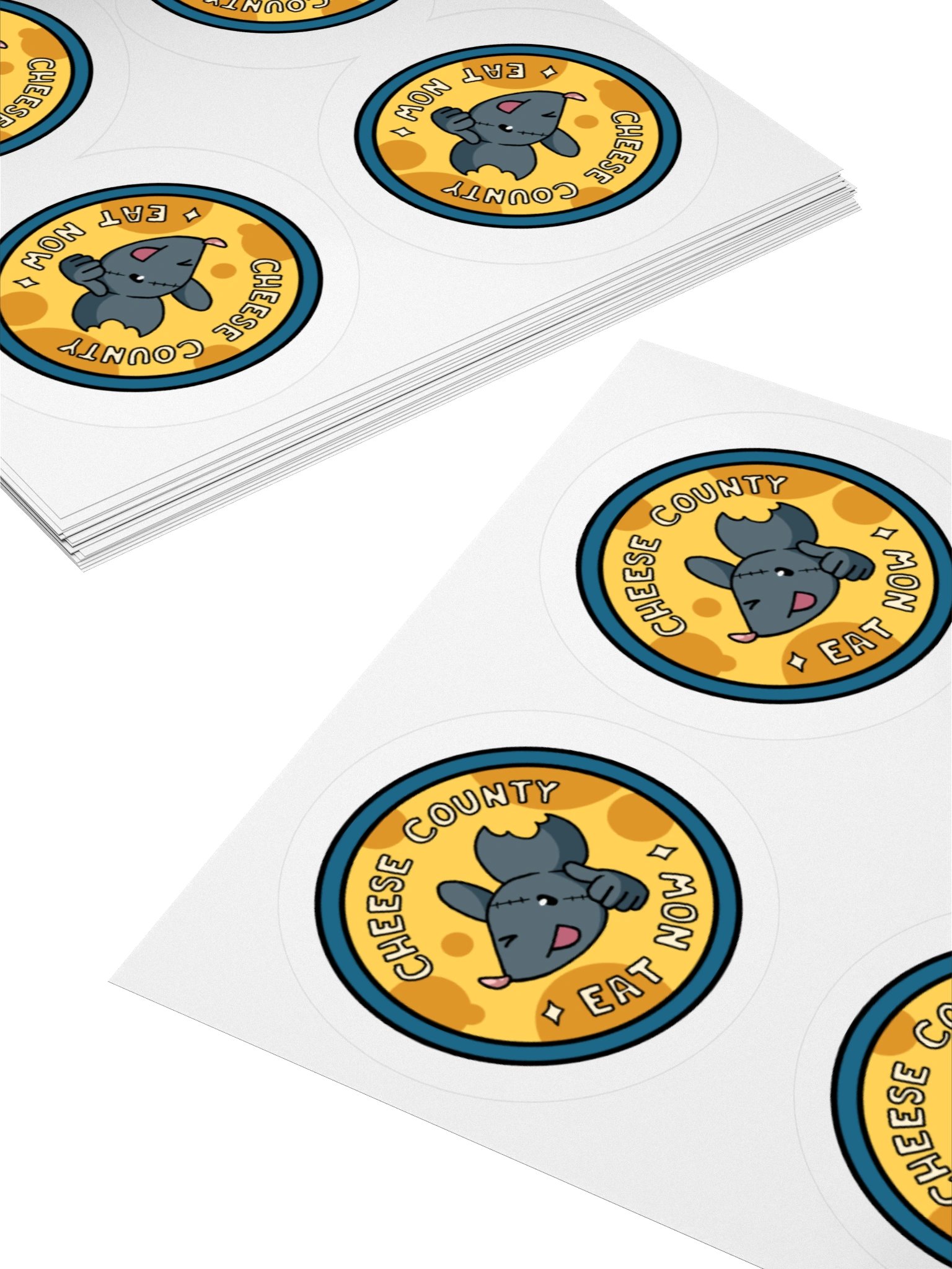 Cheese County Sticker (x4) product image (11)
