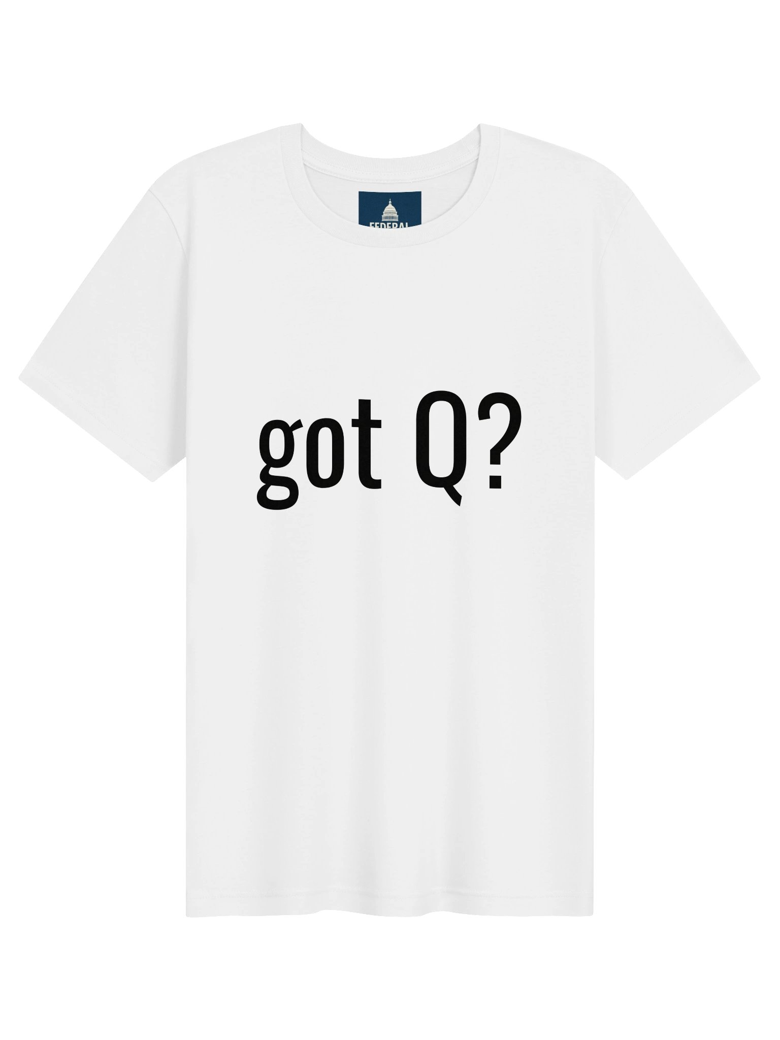 got Q? White Tee product image (1)