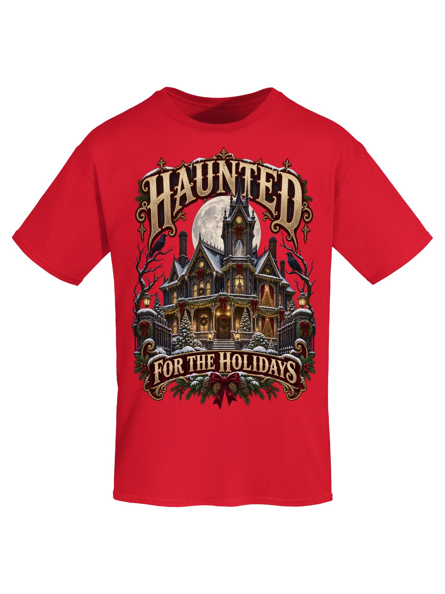 Haunted for the Holidays | Gothic Victorian Christmas Shirt product image (6)