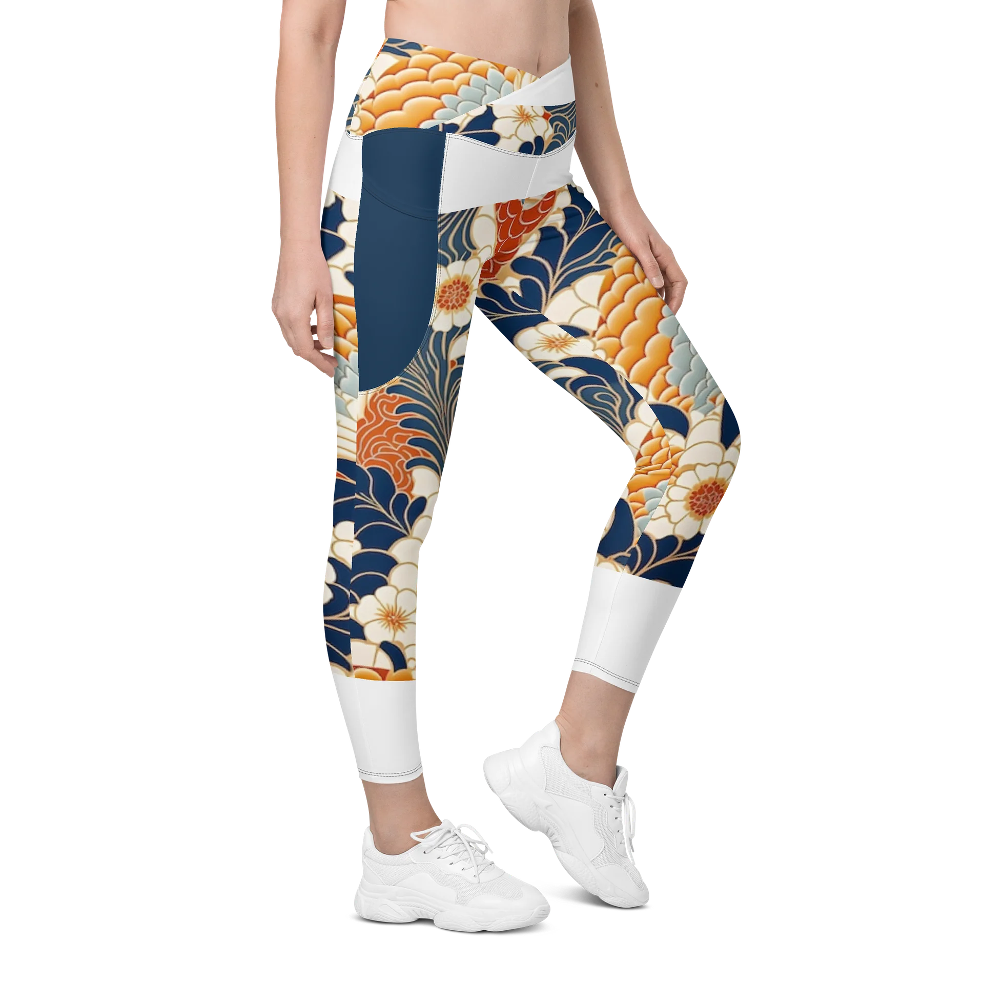 'PHILIUS' Japan Floral Crossover Leggings product image (5)