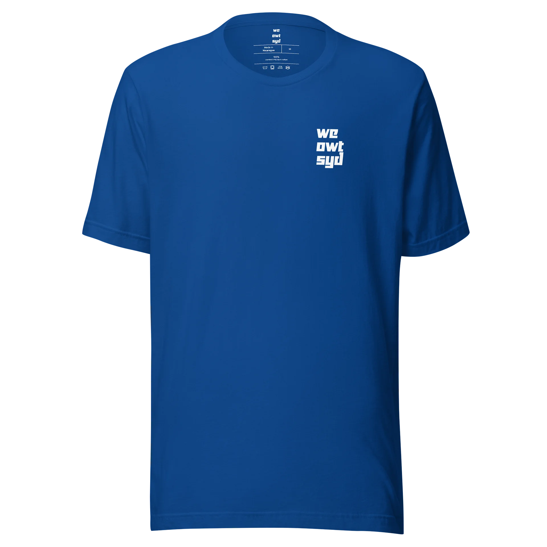 WeOwtsyd Premium T-Shirt - Chest Logo - Royal Blue product image (1)