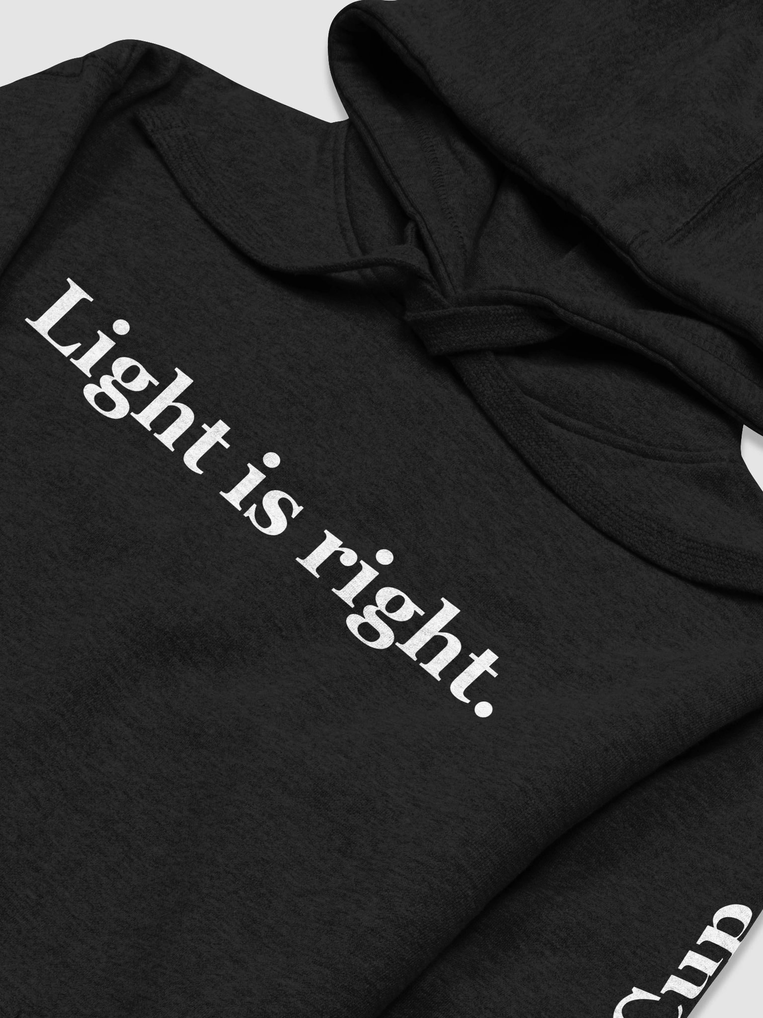 Light is right (dark, hoodie) product image (13)
