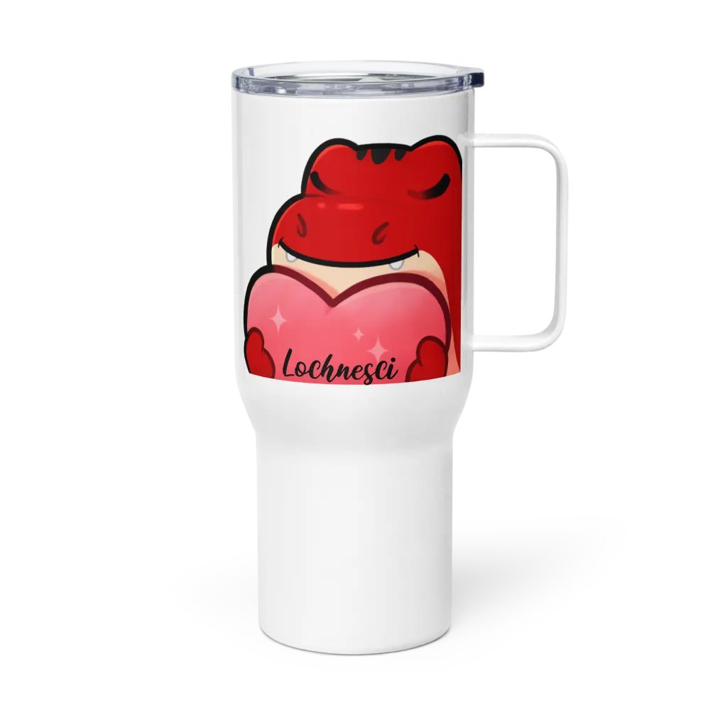Lochy heart and Kermit Travel Mug with a Handle product image (2)
