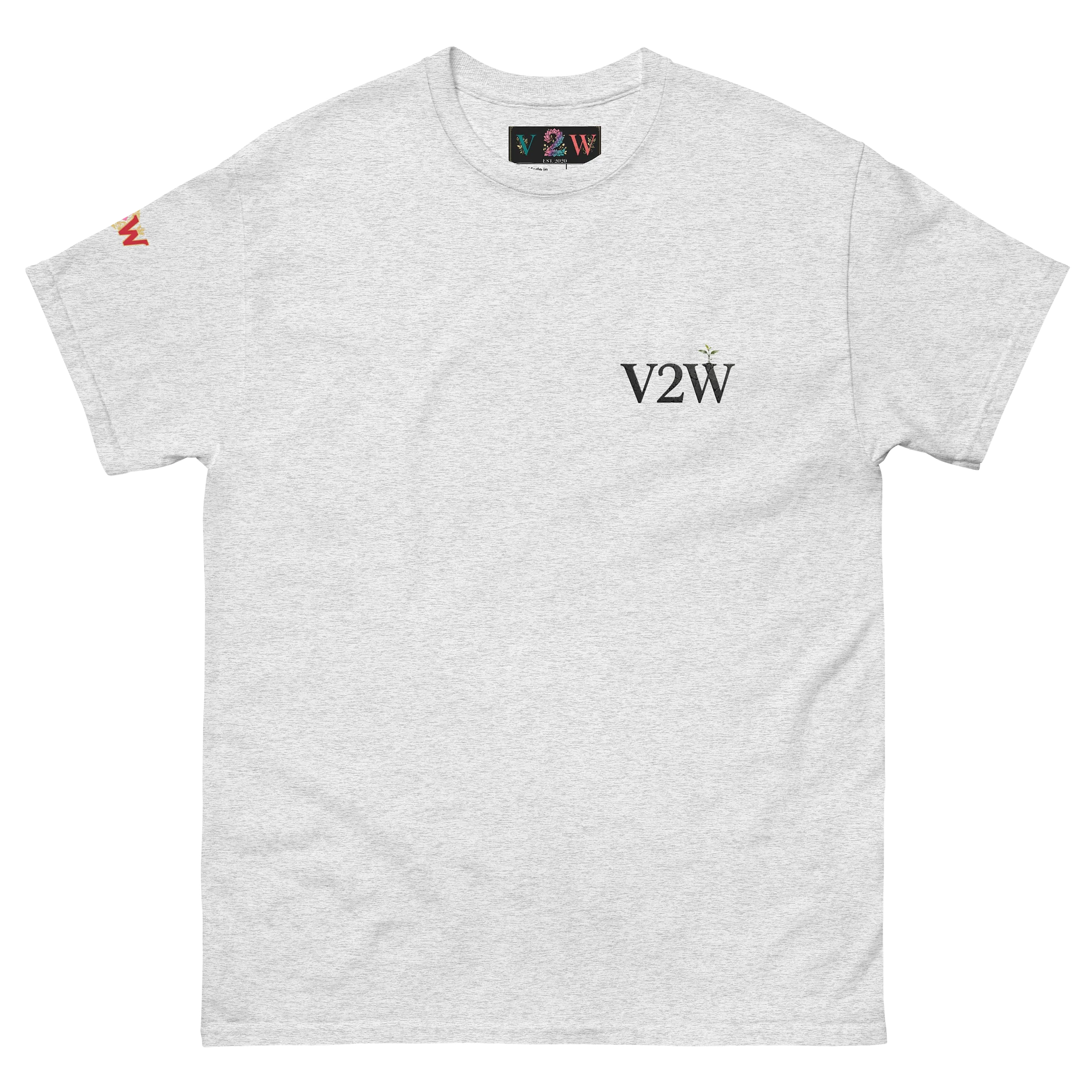 V2W "WHAT YOU DO GROWS YOU” Concrete Sprout Tee product image (44)