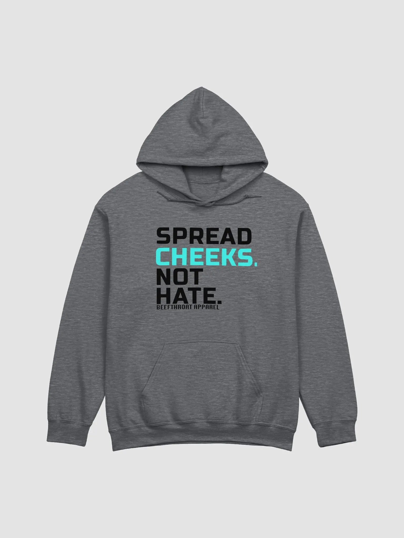 Cheeky Optimism: Spread Cheeks, Not Hate Hoodie product image (2)