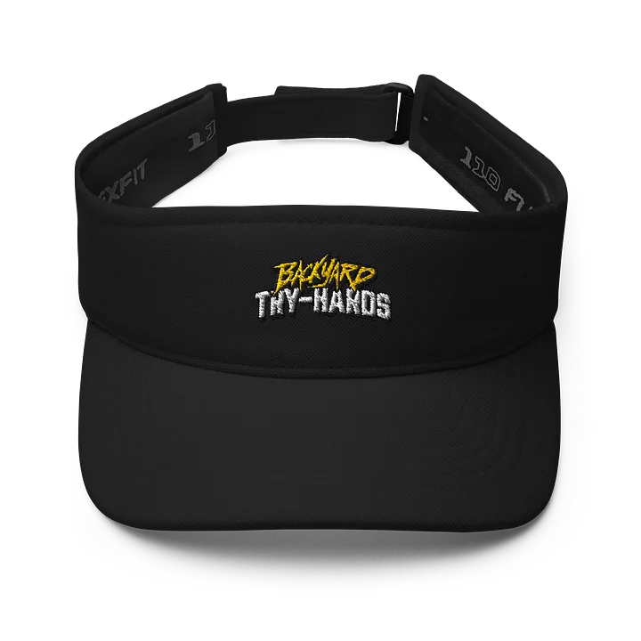 BACKYARD TRY-HARDS Logo Flexfit Visor product image (1)