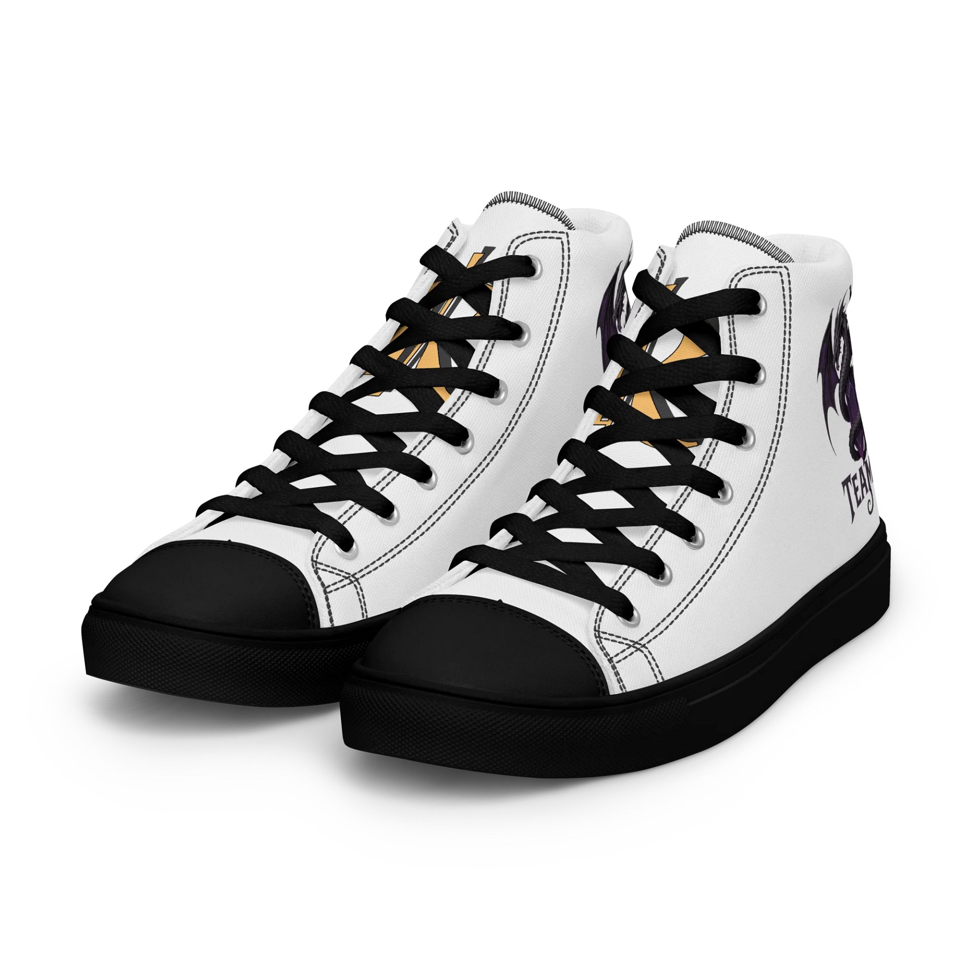 Team K V-4 Women's High Top Canvas Shoes product image (6)