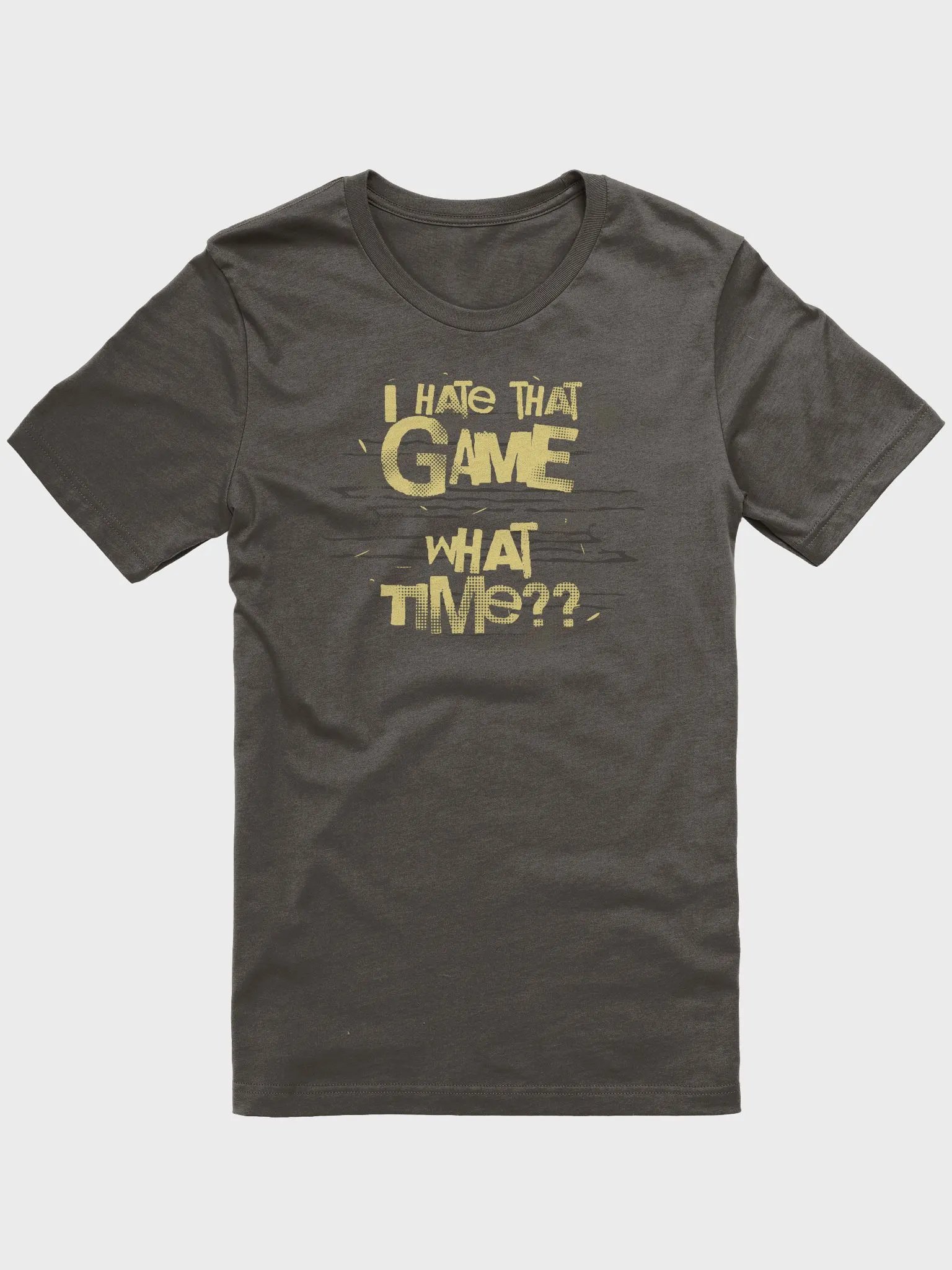 Funny Board Game Addict Shirt, Unisex Army T-shirt for Board Gamers, I Hate That Game What Time? product image (5)