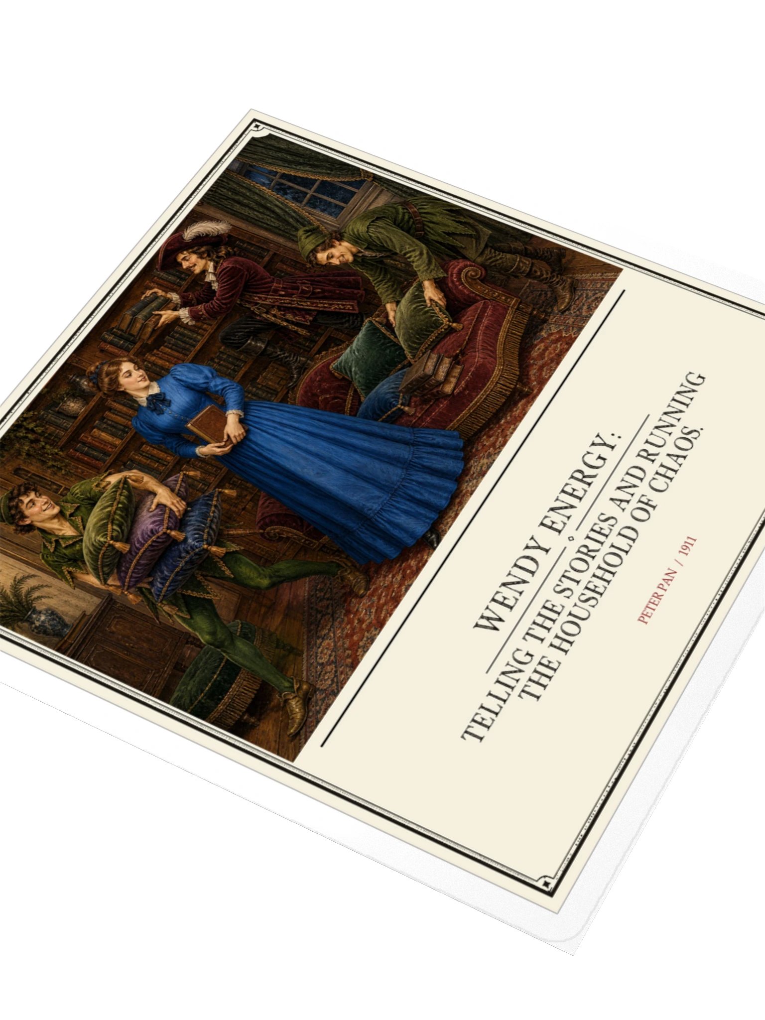 Wendy Energy Telling Stories Running Household Chaos -- Peter Pan Sticker product image (3)