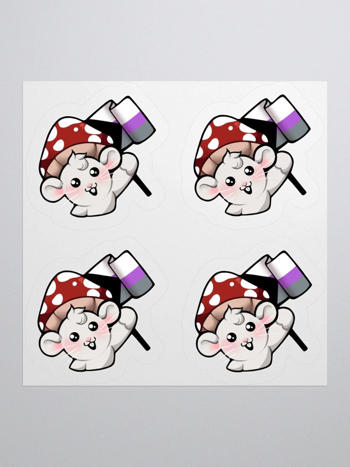 Demisexual Pride Flag Stickers product image (1)