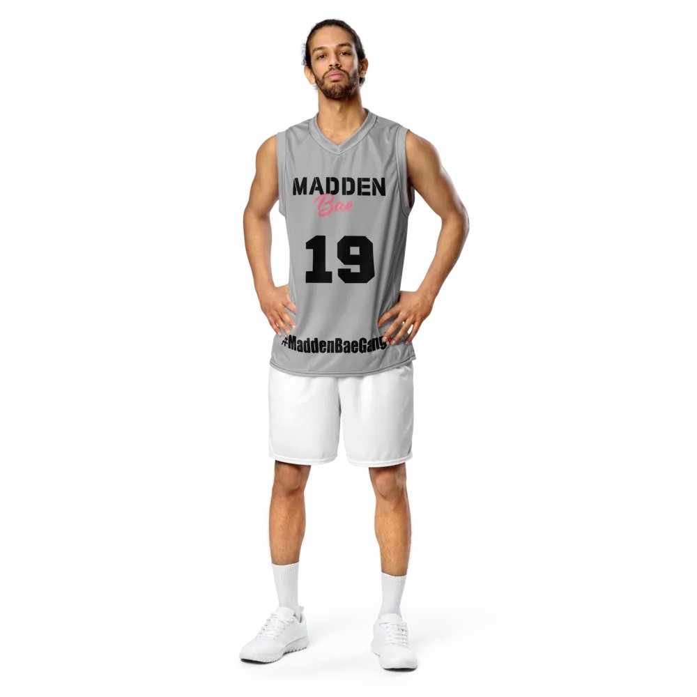 Madden Bae Jersey 👨‍🎨 (Gray + Black Logo) product image (6)