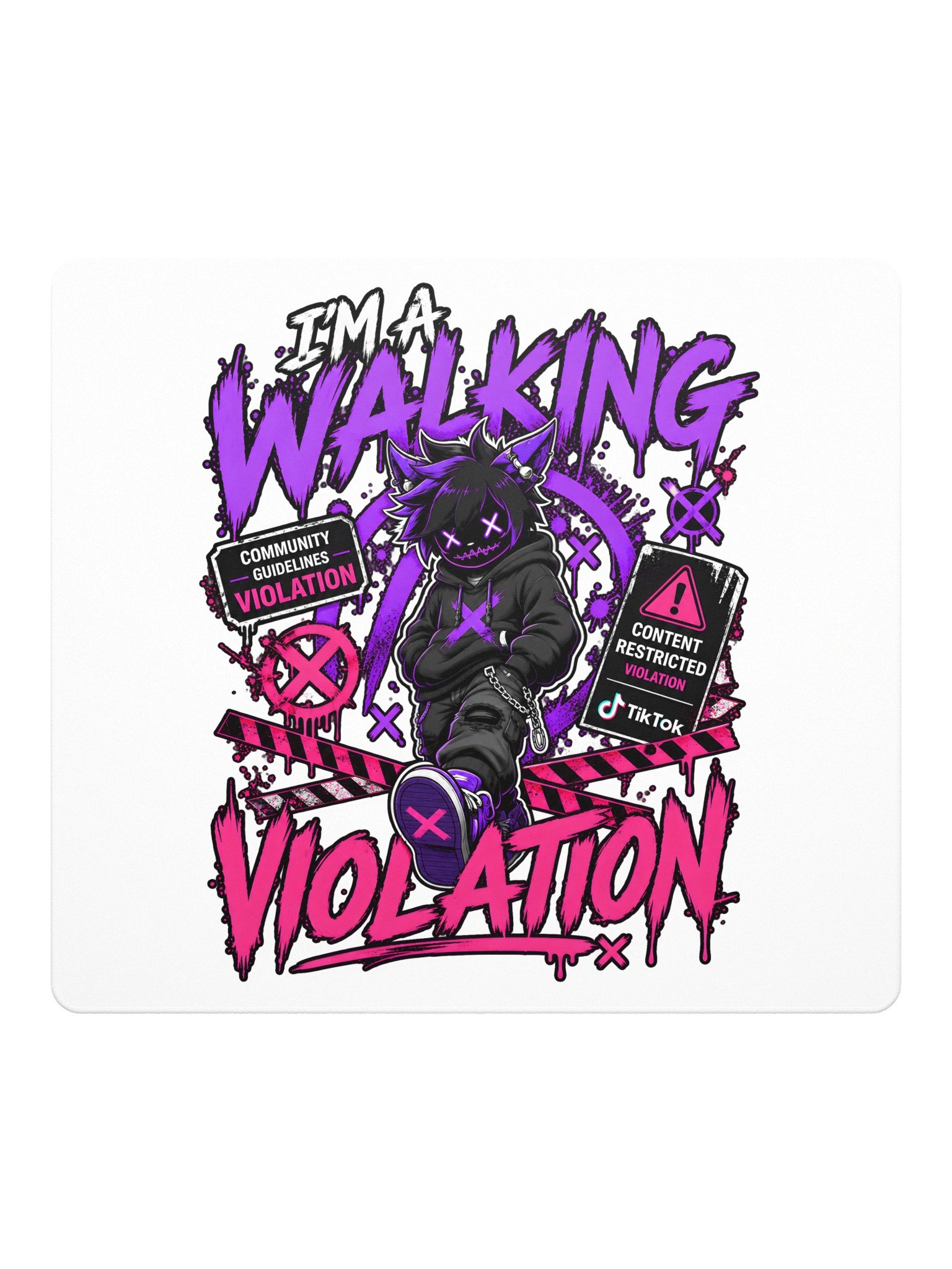 Walking Violation Anime Gaming Mouse Pad product image (2)