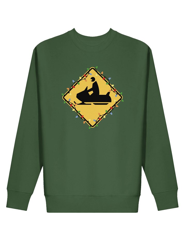 Snowmobile Crossing Holiday Sweatshirt product image (58)