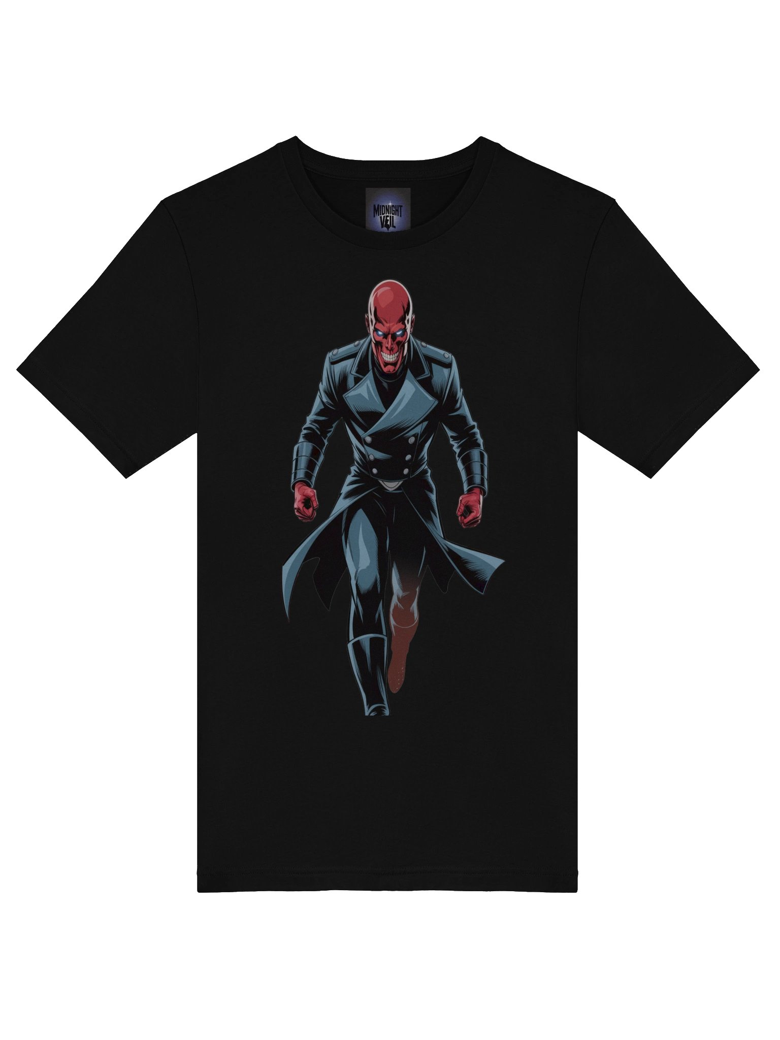 Scarlet Stride: Red Skull Supersoft Graphic T-Shirt product image (7)