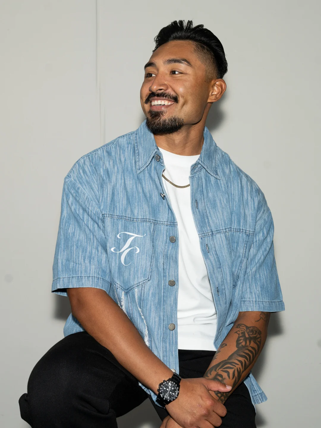 TC Vintage Denim Button Up product image (1)