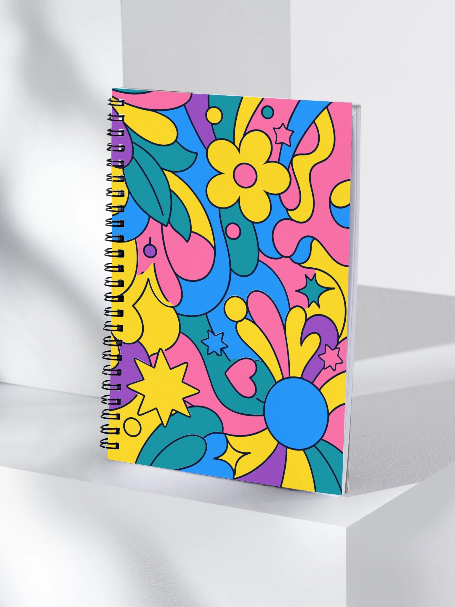 Happy Bloom Spiral Notebook product image (4)