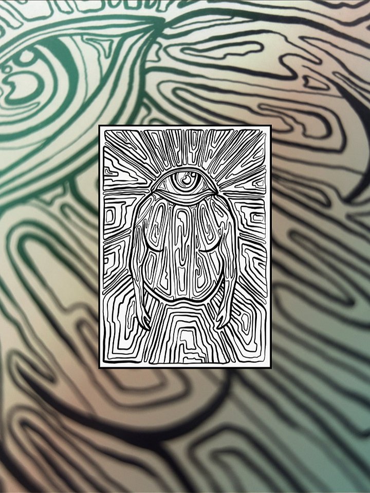 The Seer Colouring Page product image (1)