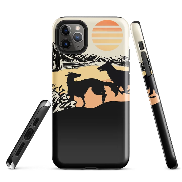 Silhouette Series: Sunrise Romp - iPhone case product image (1)