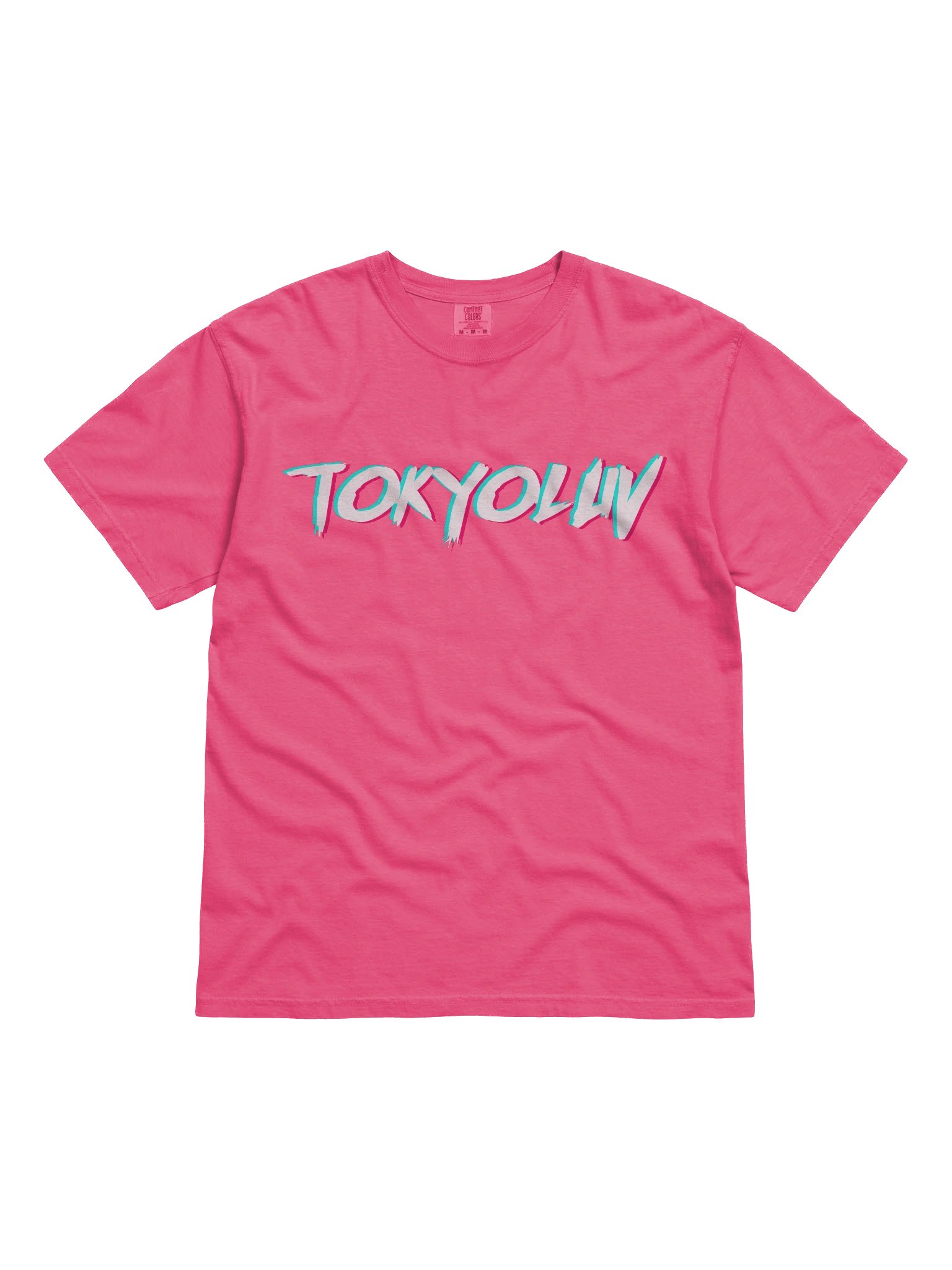 TOKYOLUV GLITCH LOGO WHITE product image (1)