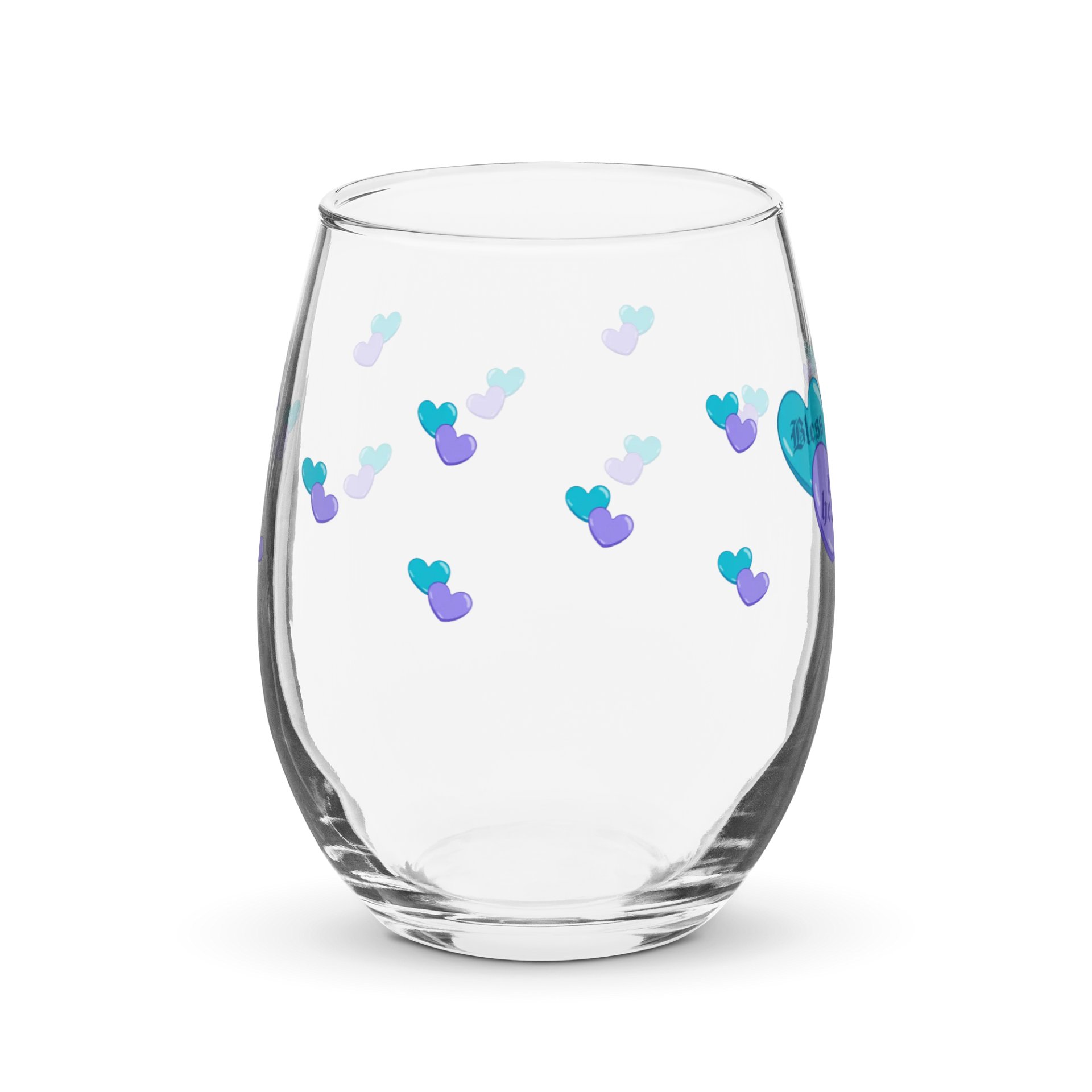 Bless Your Heart Stemless Wine Glass product image (4)