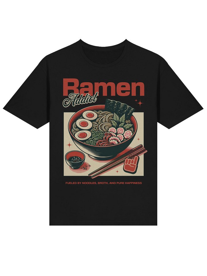 Ramen Addict Fueled by Noodles T-Shirt - Gildan Softstyle product image (2)