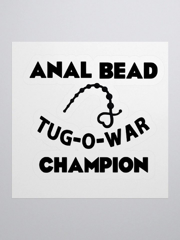 Anal Bead Tag-O-War Champion Sticker product image (1)
