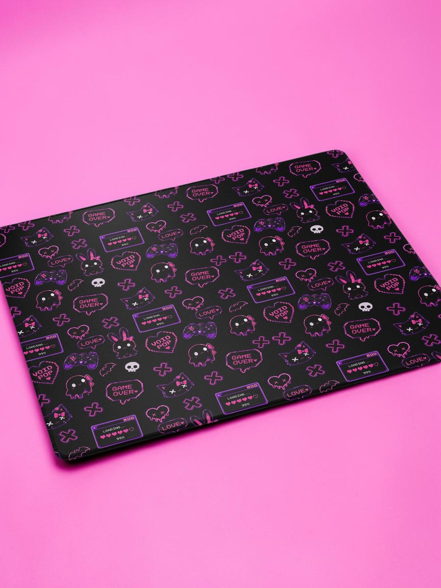 GAME OVER Mousepad (18 × 16) product image (1)