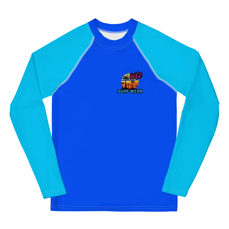 Wild Blue 2Tone Youth Rashguard product image (2)