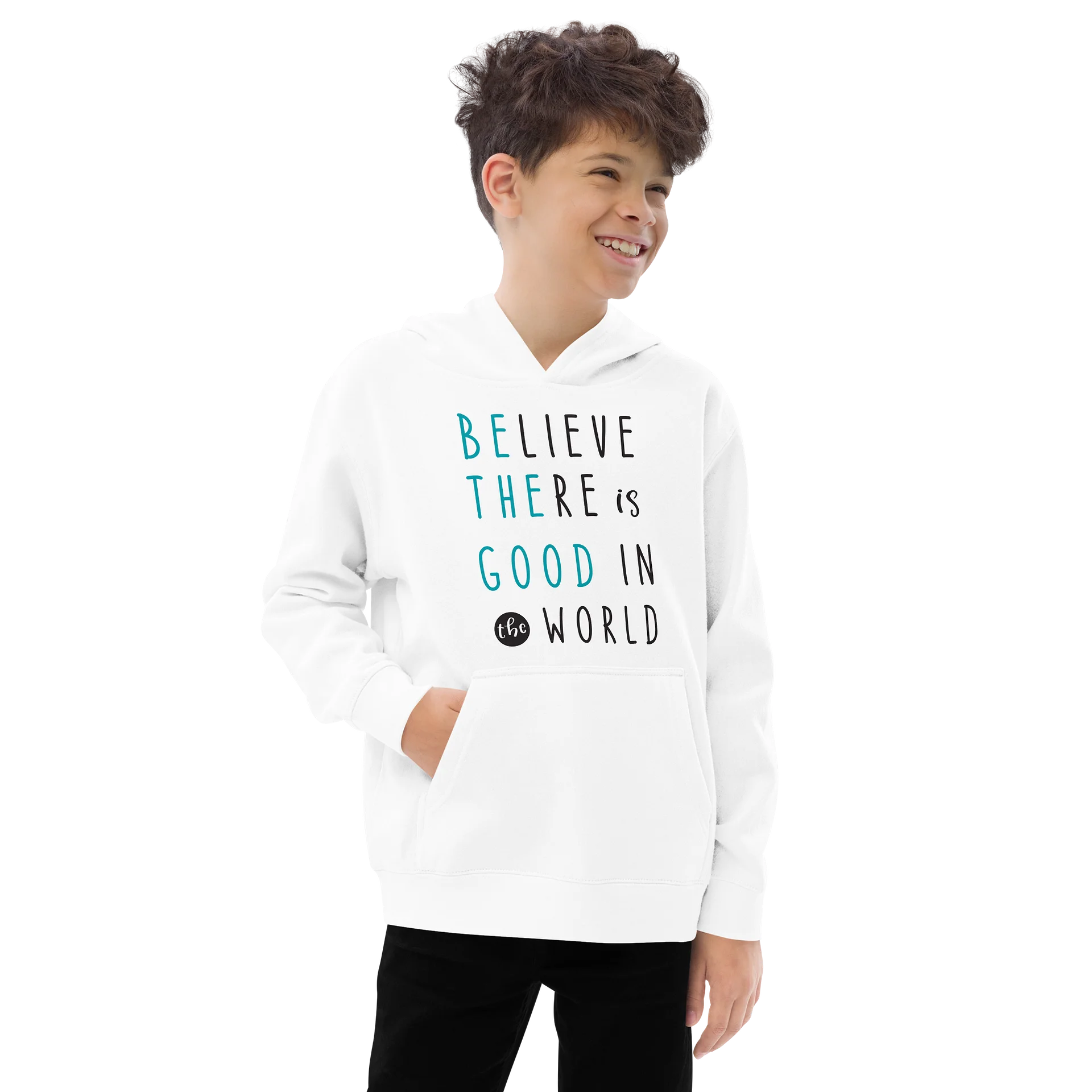 Believe There Is Good in the World Youth Pullover Fleece product image (1)
