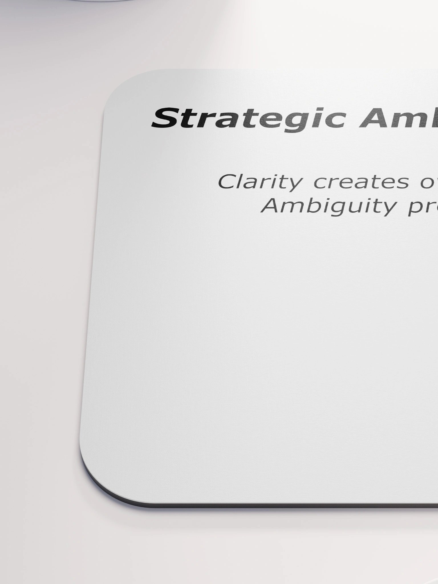 Strategic Ambiguity Mouse Pad product image (6)