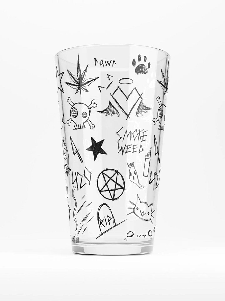 EM0 ST0NER GLASS CUP product image (1)