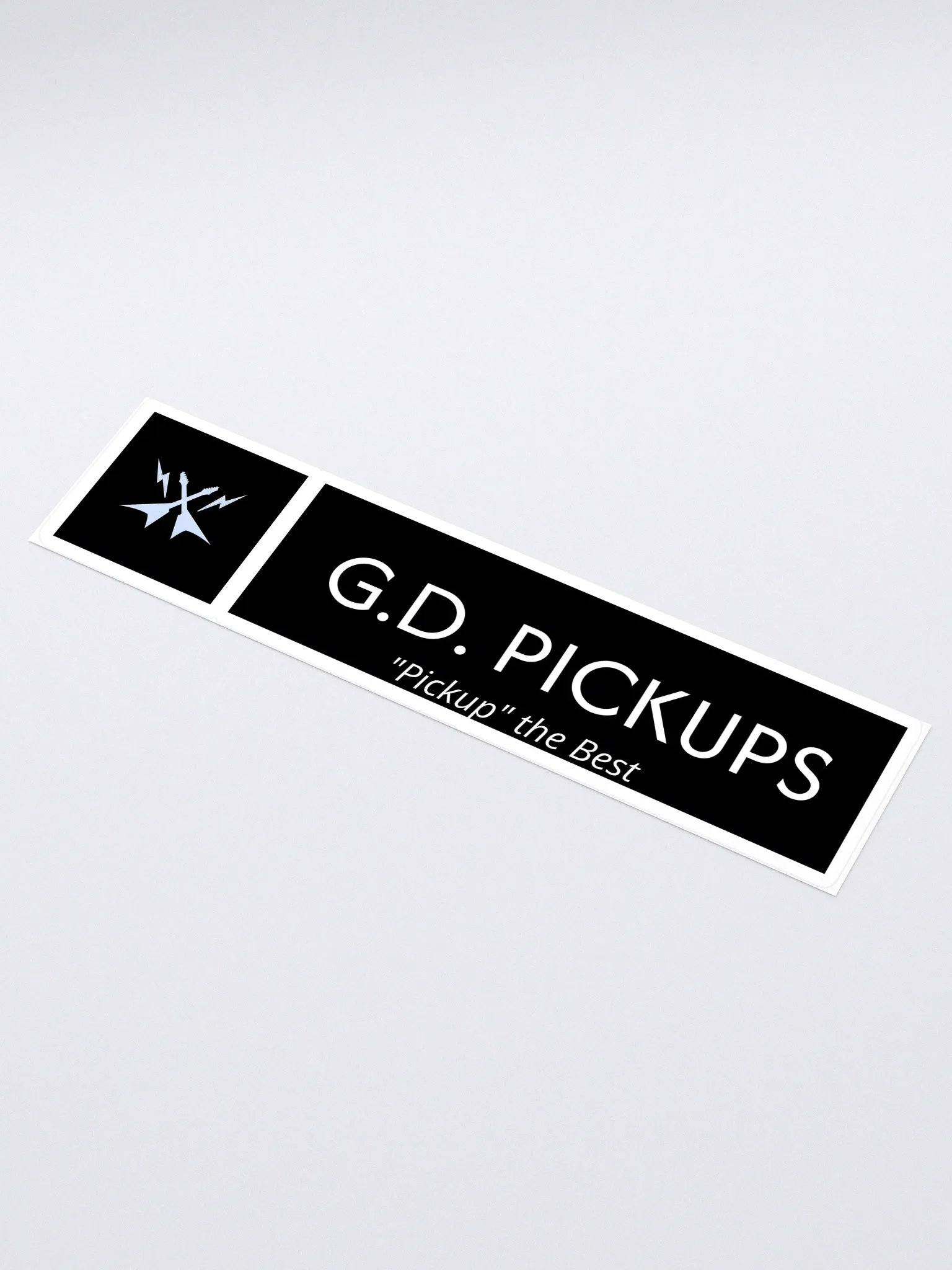 G.D. Pickups Official Logo 15" x 3.75" Sticker product image (1)